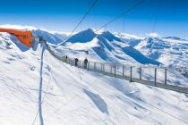 Die Hängebrücke am Stubnerkogel im Winter. • © Gasteiner Bergbahnen AG